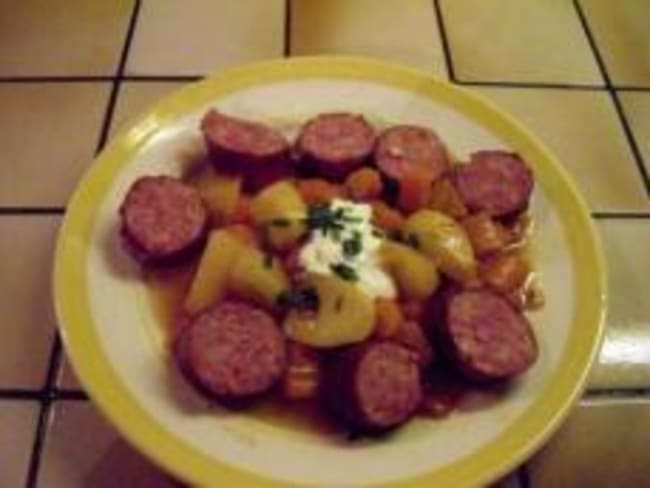 Potée de Carottes aux Saucisses