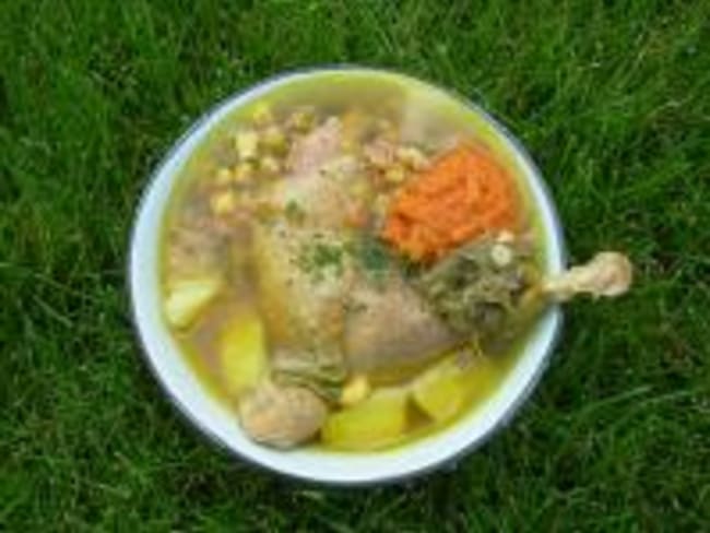 Poule au pot (Cazuela de pollo) comme au Chili