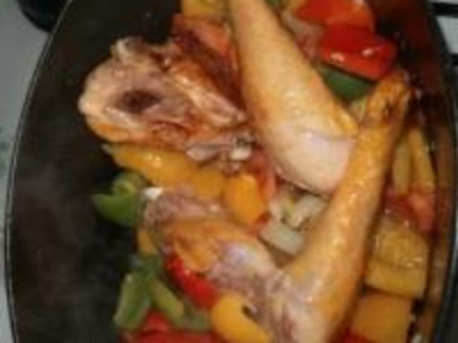 Poulet Basquaise