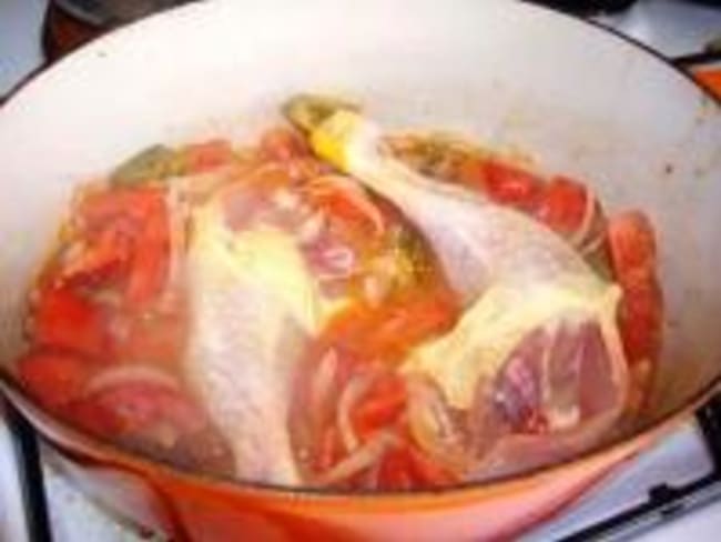 Poulet Basquaise au Piment d'Espelette