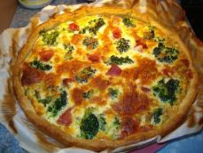 Quiche au Brocoli et au Jambon Ganda