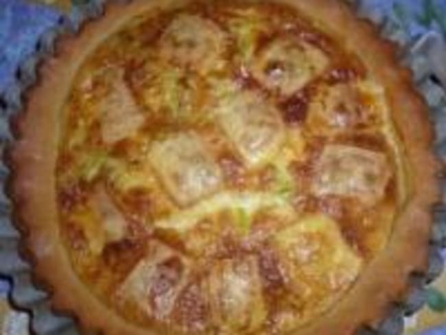 Quiche au Maroilles et Poireaux