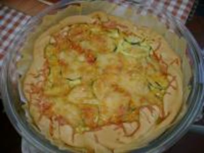 Quiche au Thon et Courgettes