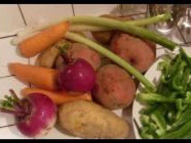 Soupe de Poivron et ses Légumes