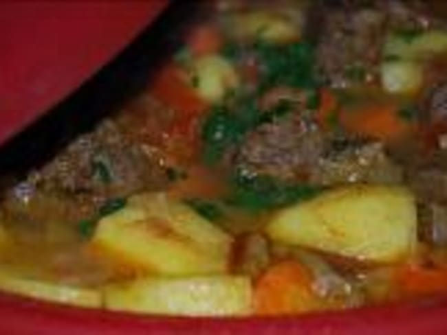 Tajine au Bouf et aux Légumes