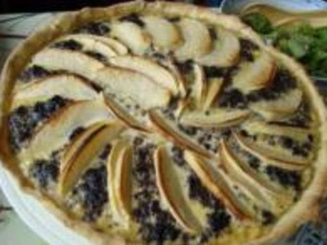 Tarte au Boudin Noir et aux Pommes