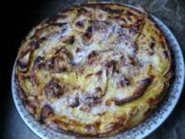 Tarte aux Pommes, Figues et Amandes