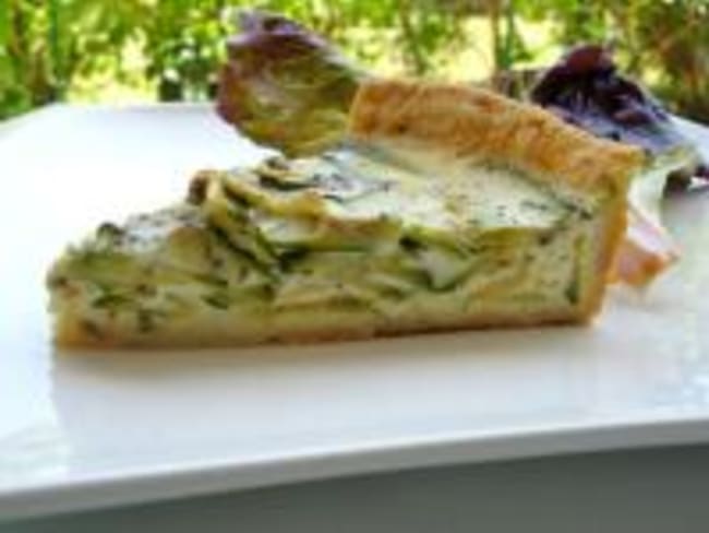 Tarte aux Rubans de Courgettes