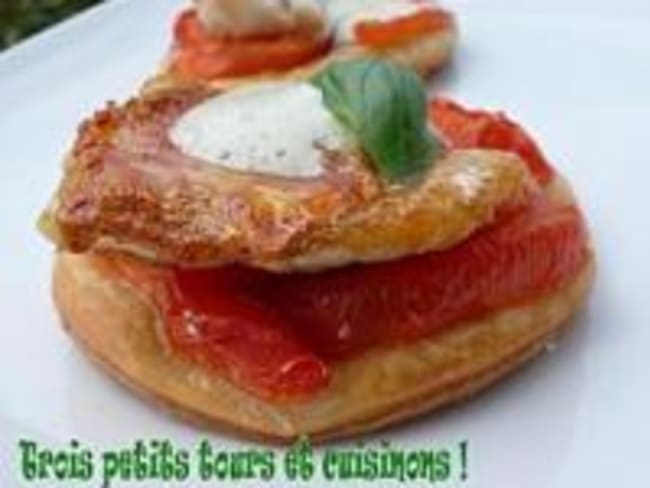 Tarte Fine Tomate, Rouget et Basilic