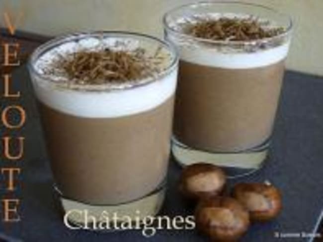 Velouté de Châtaignes en Cappuccino à la Truffe de Bourgogne