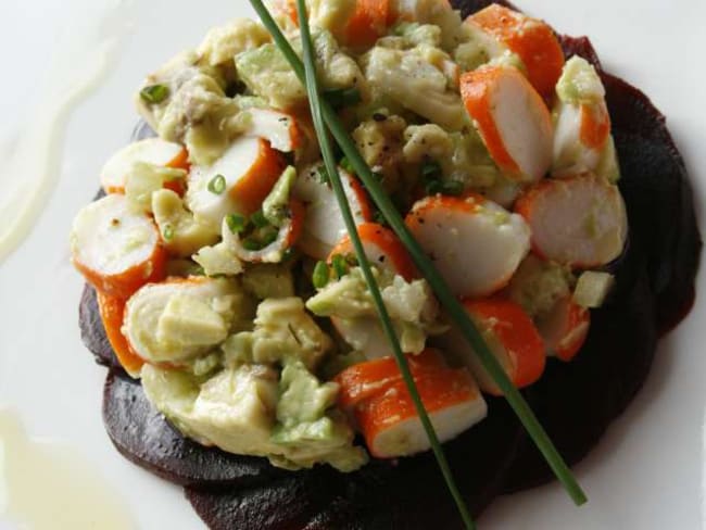 Crudités Surimi façon Tartare