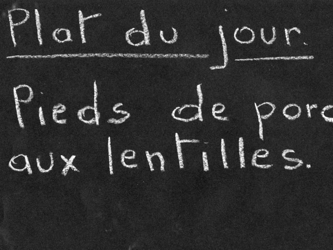 Pieds de porc aux lentilles