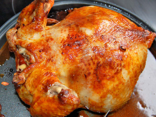 Poulet grillé au paprika fumé.