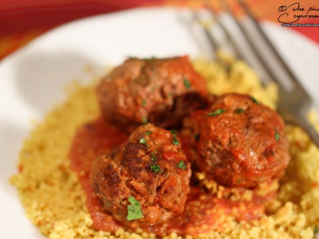 Boulettes de boeuf toutes simples à la coriandre