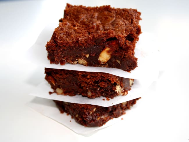 Brownies au Nutella et noix caramélisées