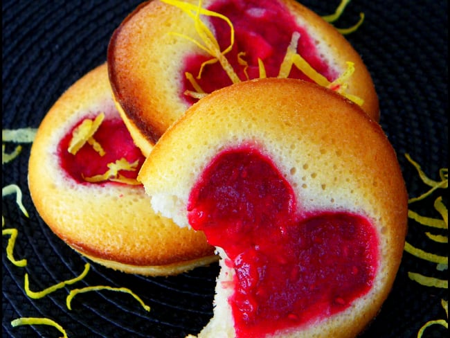 Financiers Citron Framboises