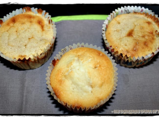 muffins pêche-cannelle