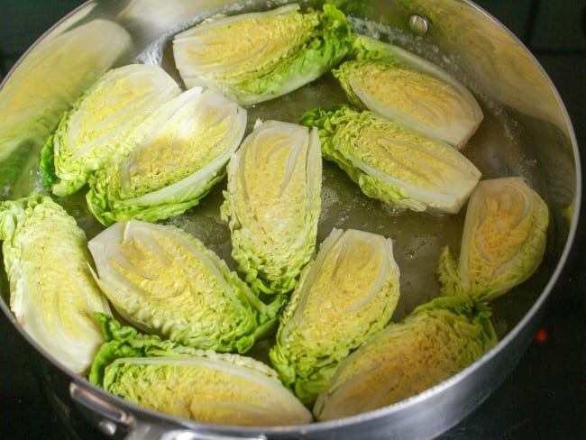 Sauter des sucrines au beurre