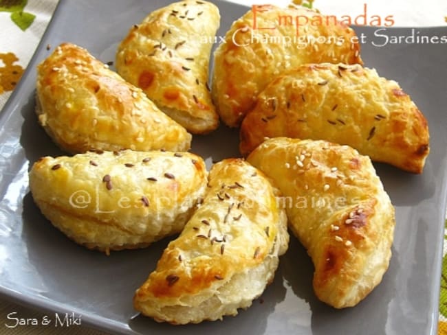 Empanadas aux Champignons et Sardines