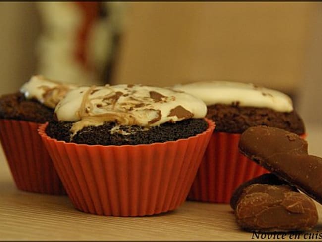 Cupcakes chocolat au petit ourson guimauve ®