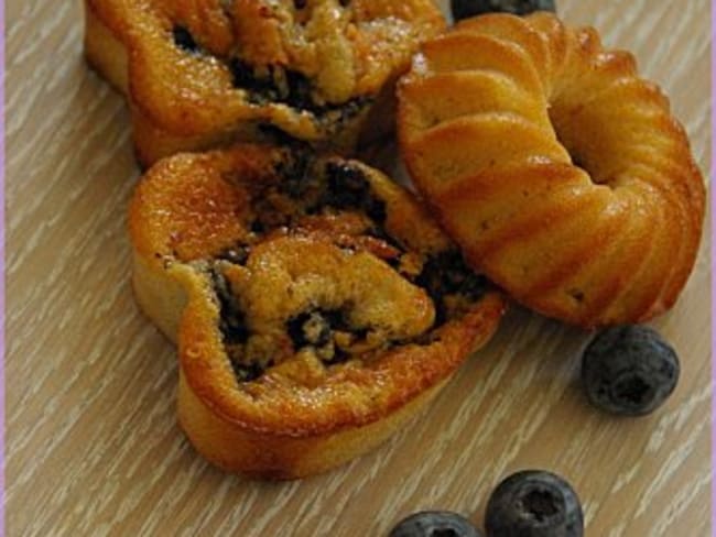 Muffins myrtilles et pamplemousse