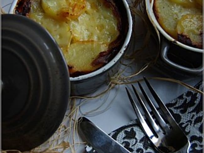 Gratin de pommes de terre à la pomme