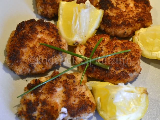 Bouchées de poisson panées aux crevettes