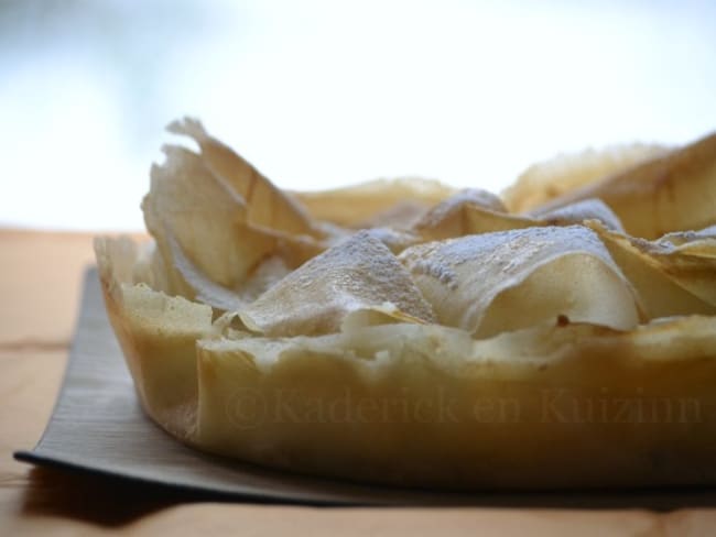 Croustade feuilles de brick aux Pommes Bio