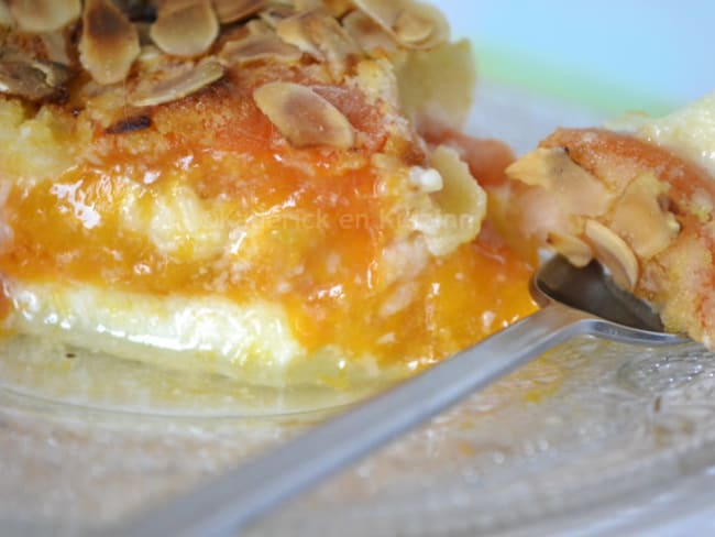 Clafoutis aux abricots et amandes bio