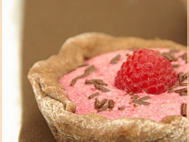 Tartelettes à la mousse de framboises