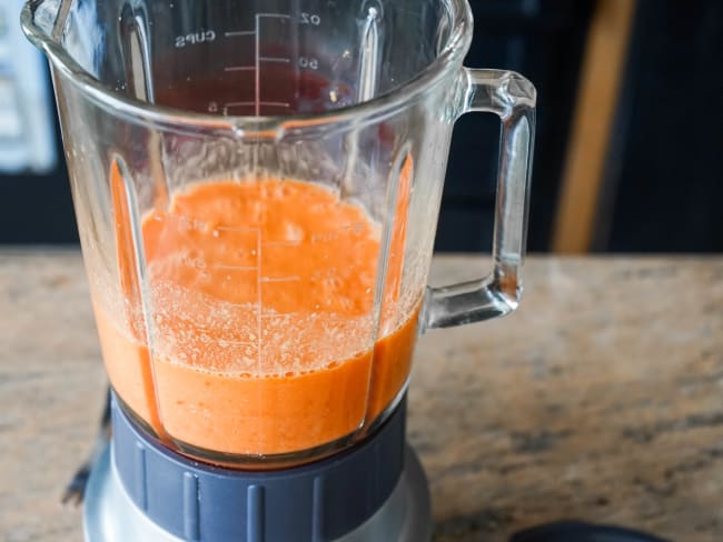 GaSpiceHot : une recette de gaspacho tomate poivron bien épicé