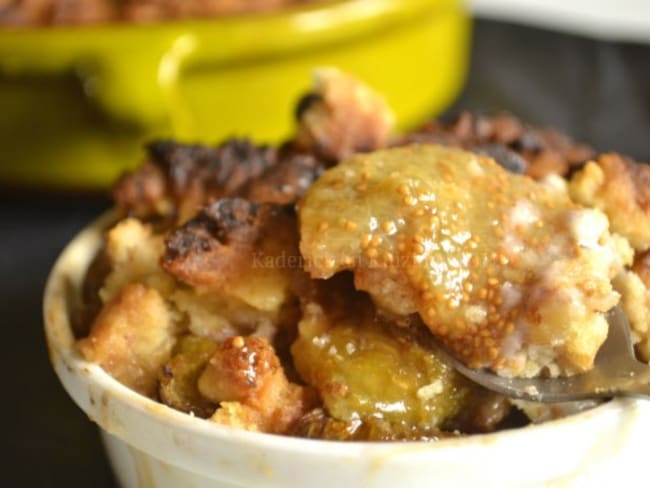 Crumble aux figues et noix