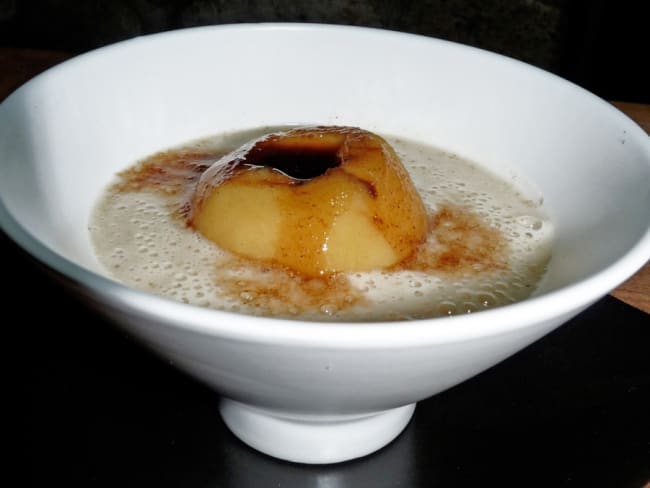 île flottante pomme-pain d’épices