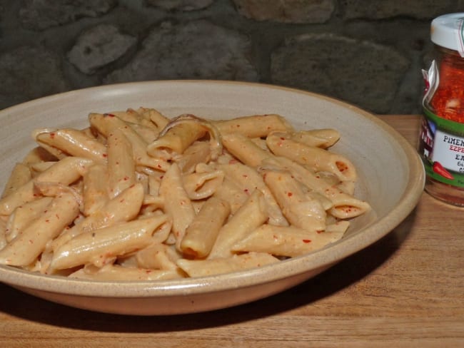 Penne rigate au piment d’Espelette