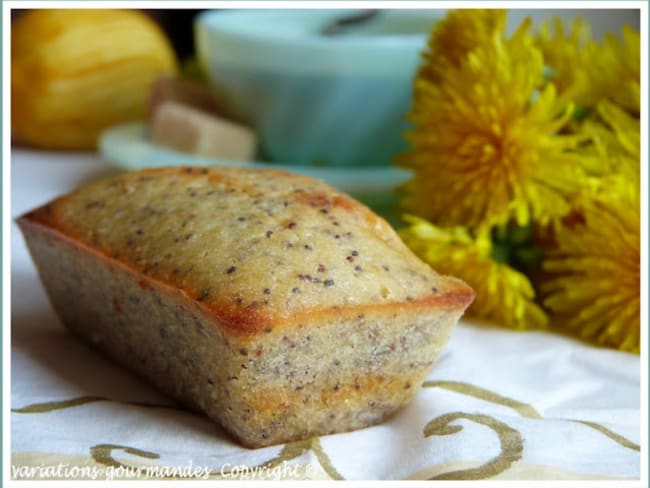 Petits gâteaux au citron, pavot et lait ribot.