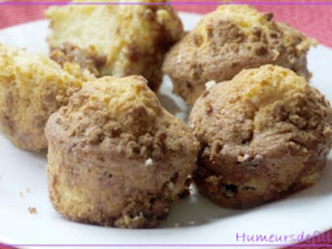 Muffins au coulis de caramel au beurre salé et spéculoos