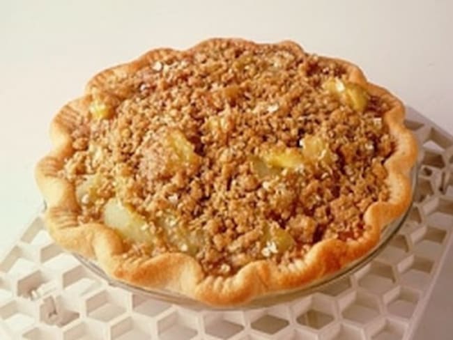 Tarte rustique aux pommes gratinées