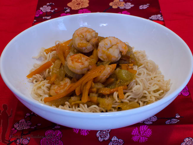 Crevettes à la thaïlandaise