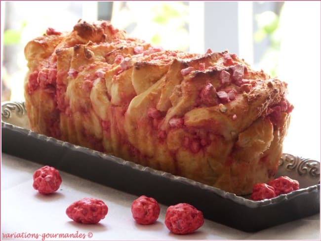 Brioche à effeuiller aux pralines