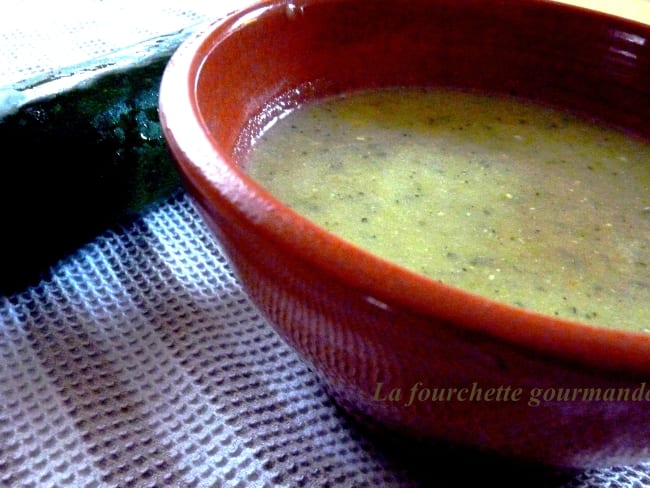 Soupe Courgette sésame