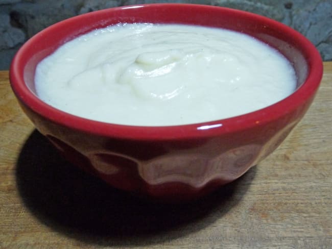 Velouté de choux-fleur à la crème de coco