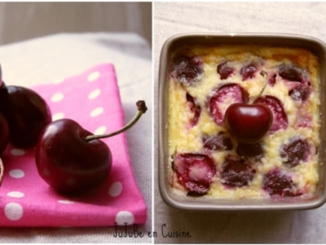 Clafoutis aux cerises et fleur d’oranger