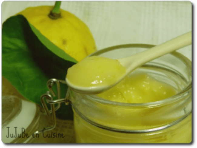 Lemon curd sans beurre