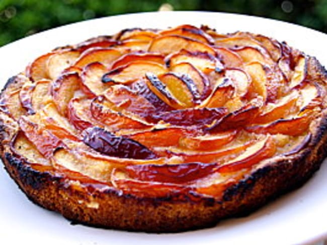 Tarte fine aux nectarines