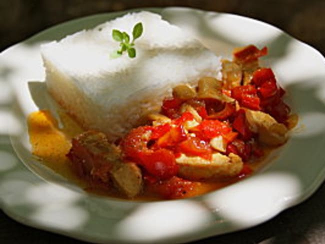 Sauté de poulet à la Basque