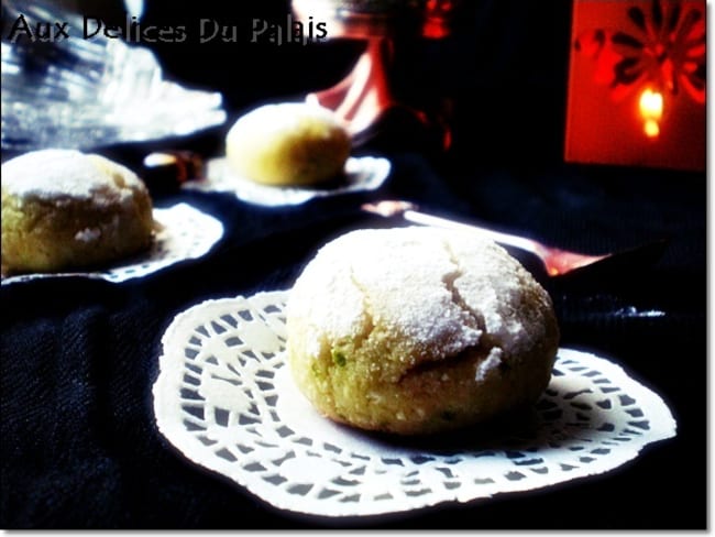 Macarons à la semoule et noix de coco Ghribia marocaine