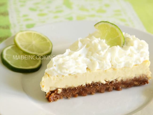 Key lime pie de Floride, tarte au citron vert comme dans la série Dexter