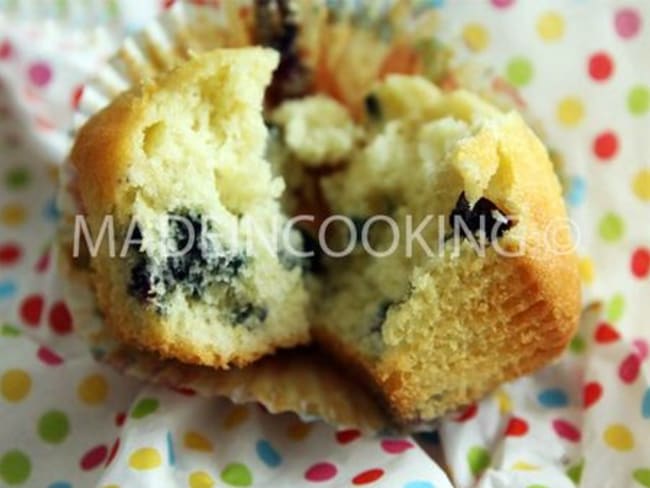 Muffins aux myrtilles