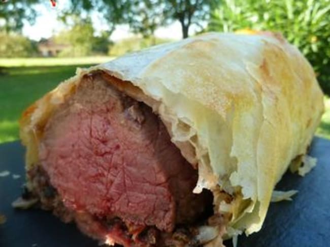 Filet de boeuf forestier en croûte : un plat de fête !