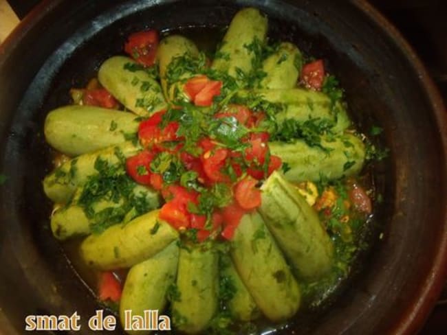 TAJINE AUX COURGETTES DU JARDIN